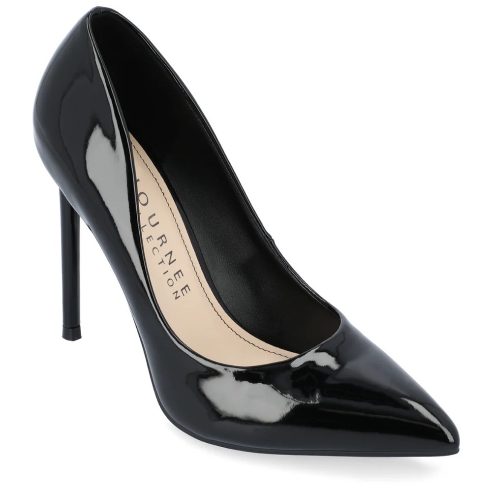 NWOB Journee Collection Women's Black Stiletto Heels Sz 8